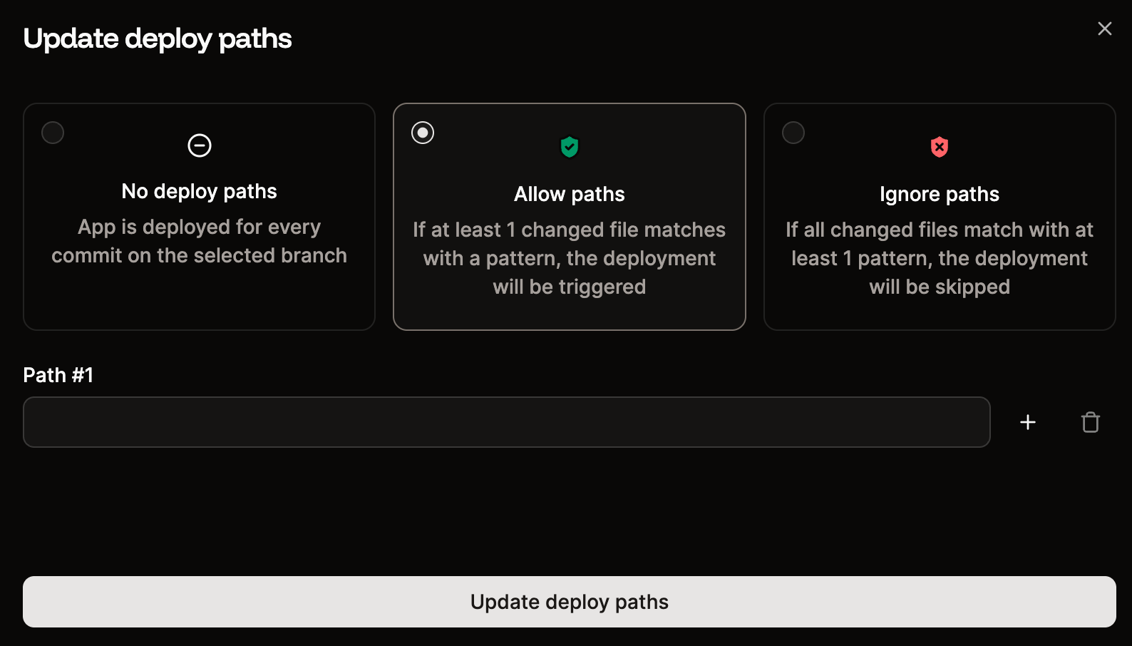 Update deploy paths