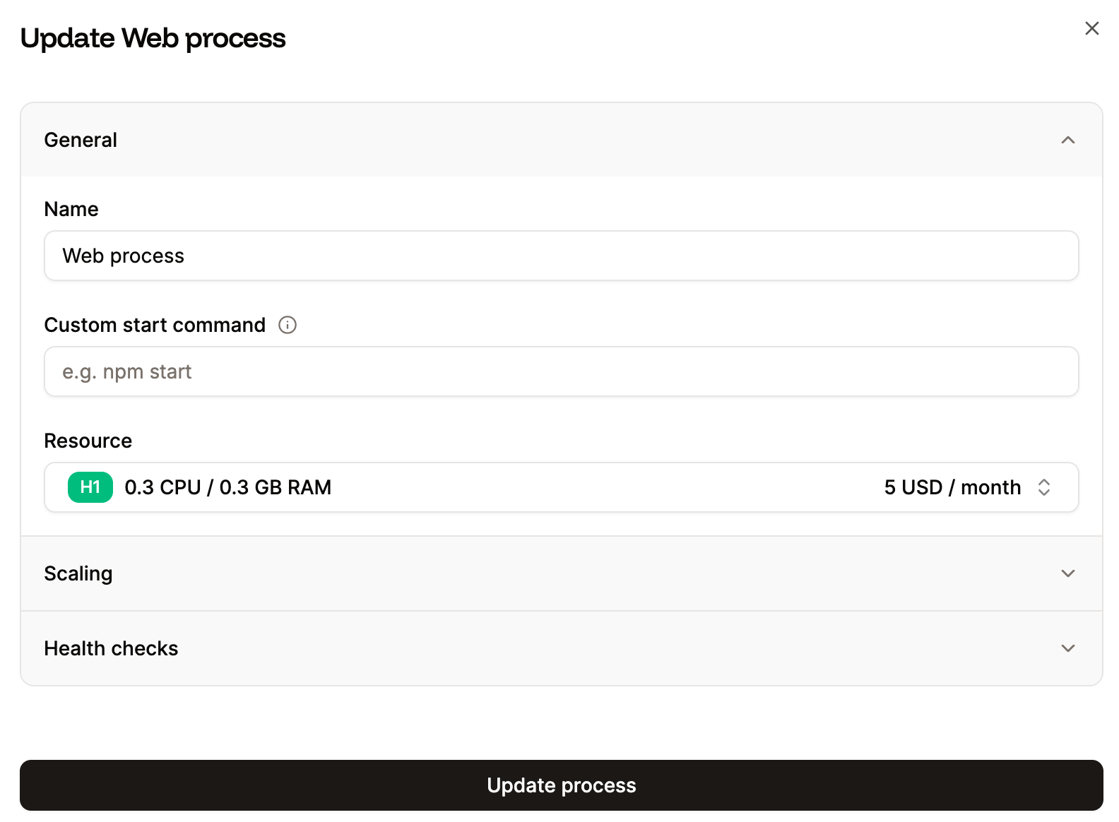 Update your application's web process
