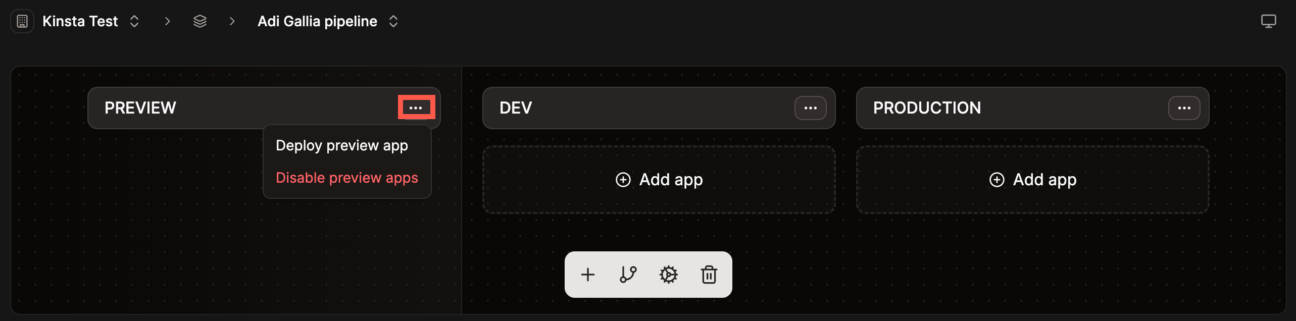 Deploy your preview app