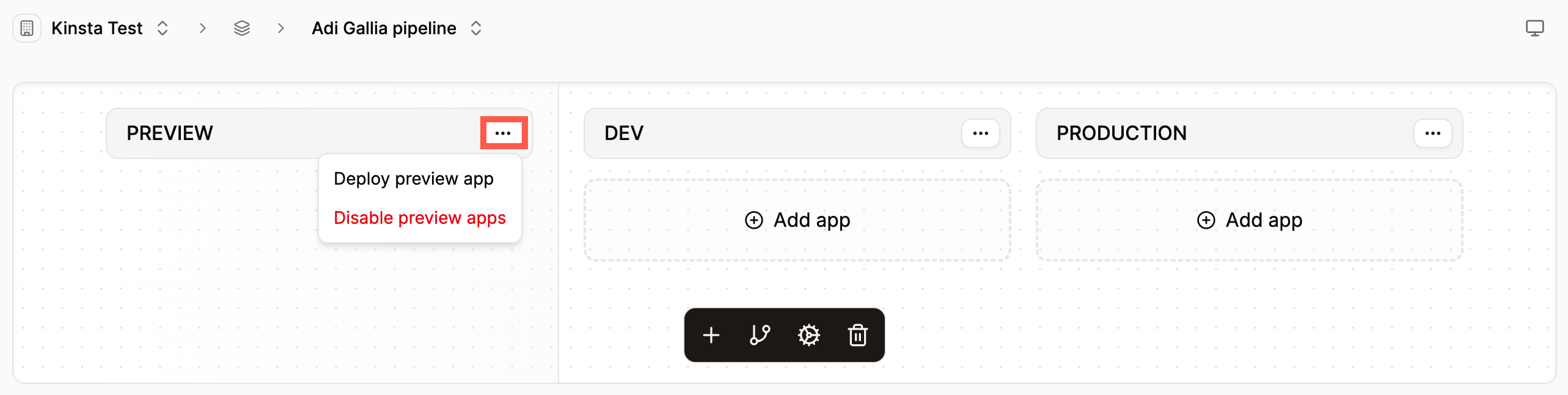 Deploy your preview app