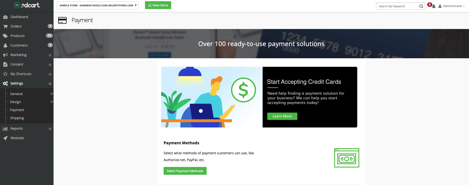 2 Settings Payment Pn
