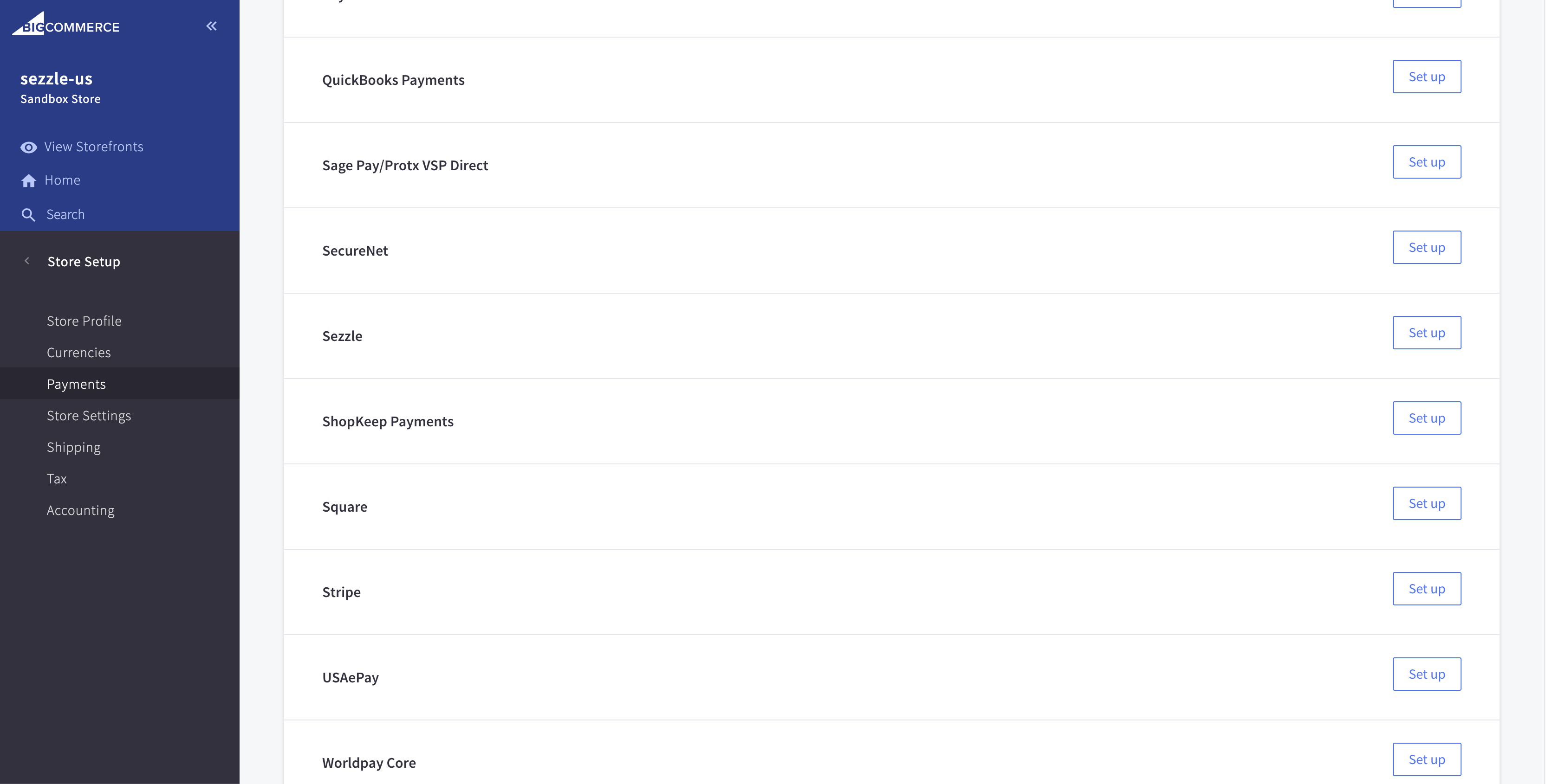 2 Setup Payments Sezzle
Pn