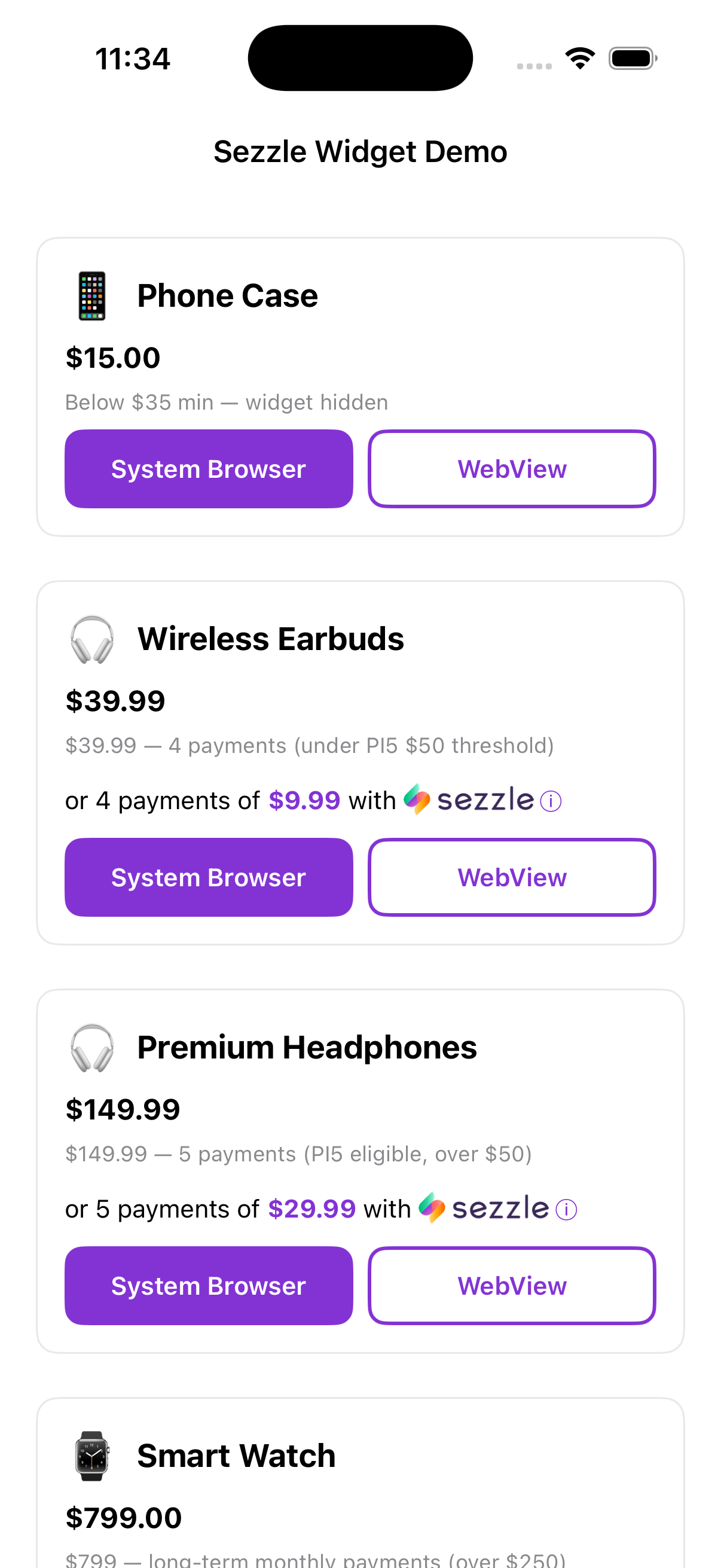 iOS Widgets