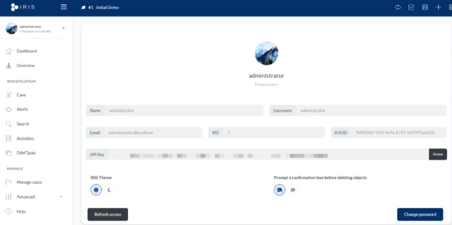Iris Api Key Profile Iris Api Key Profile