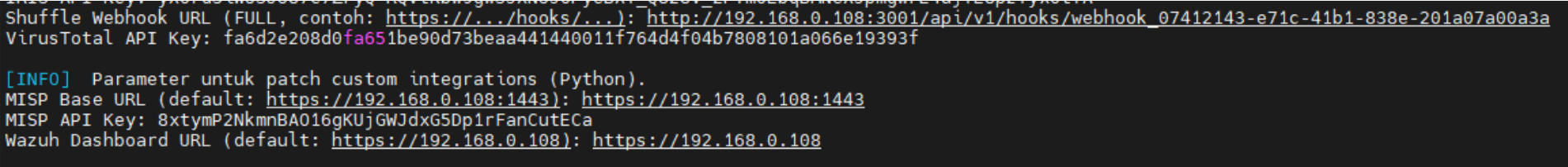 Integration Parameters Integration Parameters