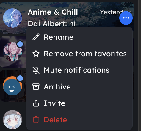 Chatmenusidebar
