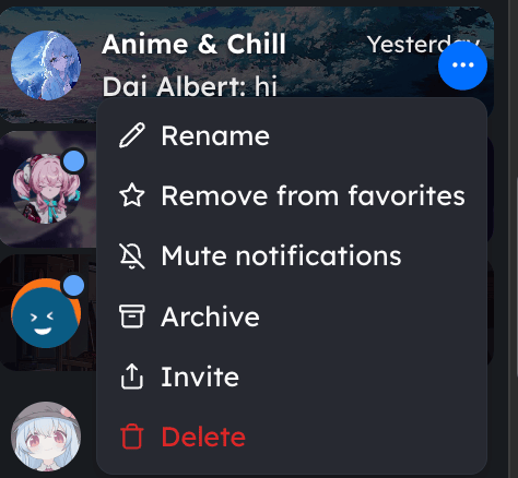 Chatmenusidebar