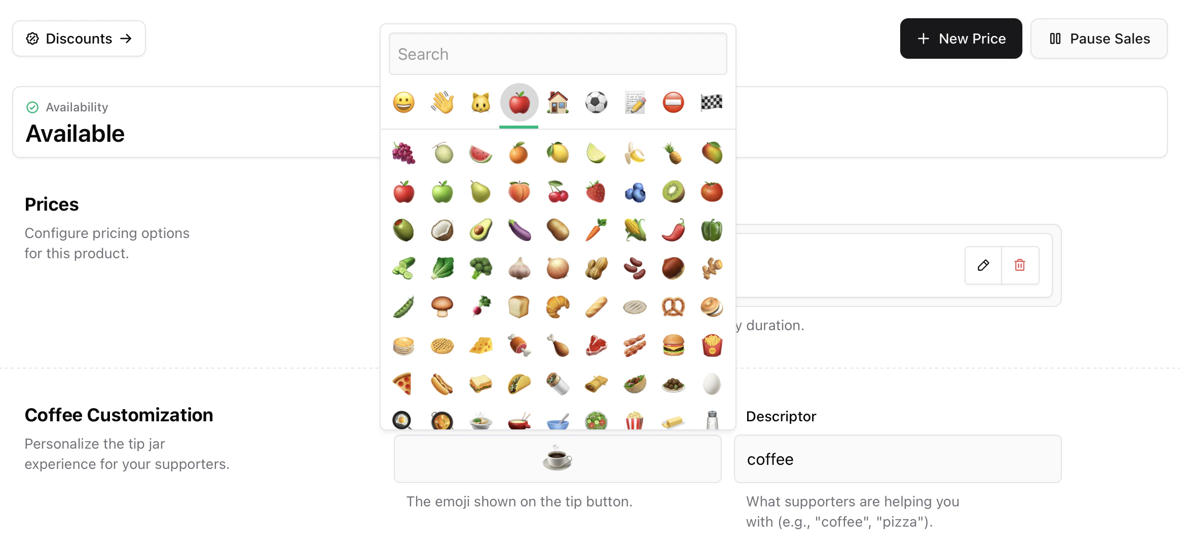 Coffee Emoji Customization Coffee Emoji Customization