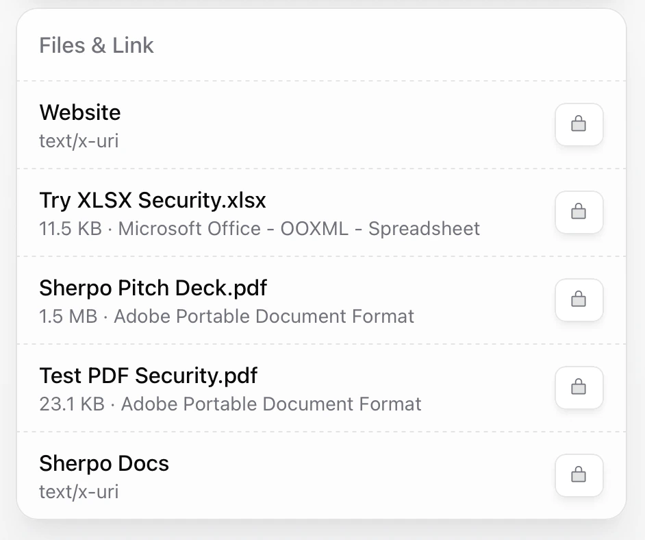 Extra resources You also get panel with links and downloads
