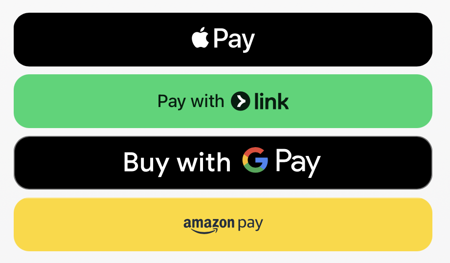 Available payment options on Sherpo Wallet and Buy Now, Pay Later options on Sherpo checkout