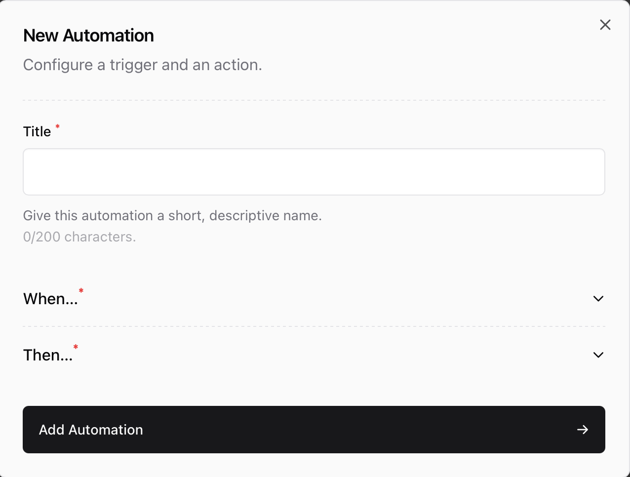 Add automations Add automations from Sherpo's dashboard