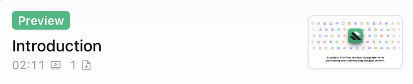 Lesson file icon File icon for lessons with downloadable content