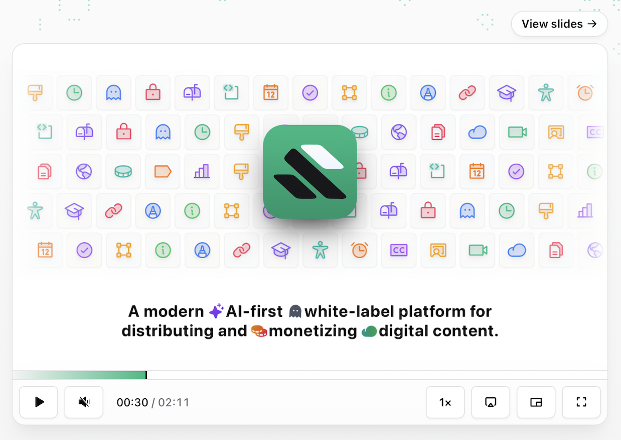 Custom player Sherpo custom video player
