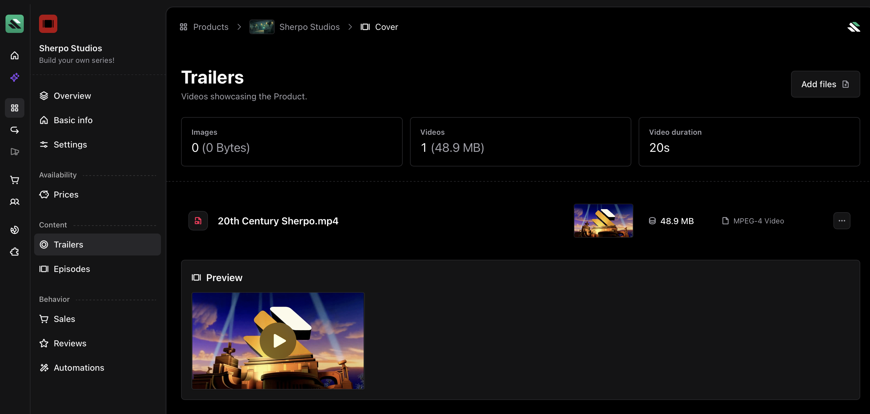 Trailers overview Trailer management overview