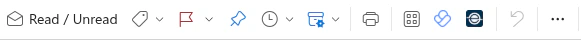 CoreGPT AI for Outlook icon location in the Outlook toolbar