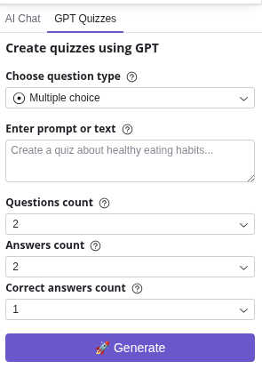 Form Type Generation