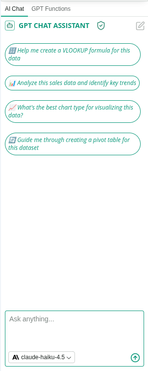 GPT Chat Assistant in action