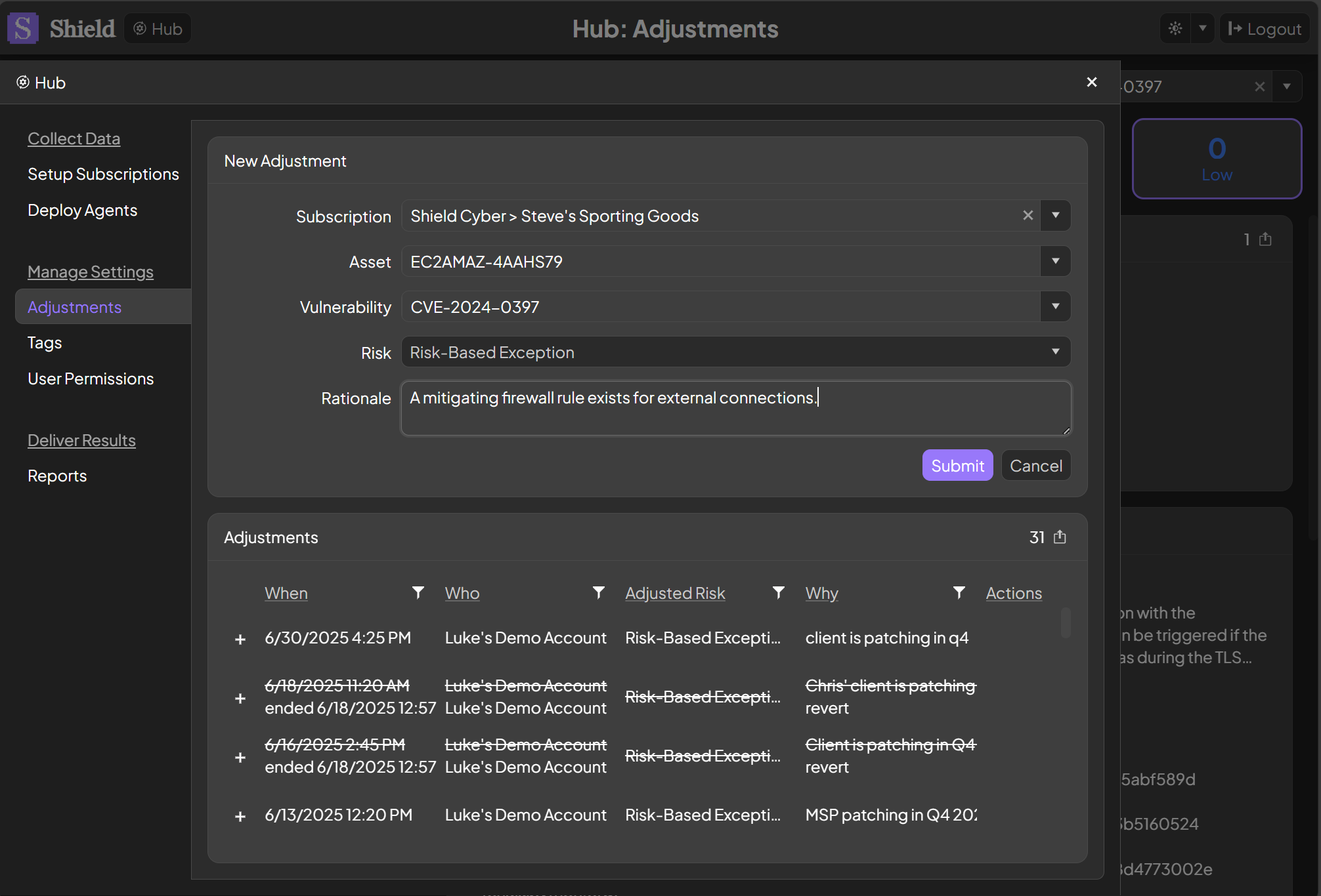 Adjustments Add