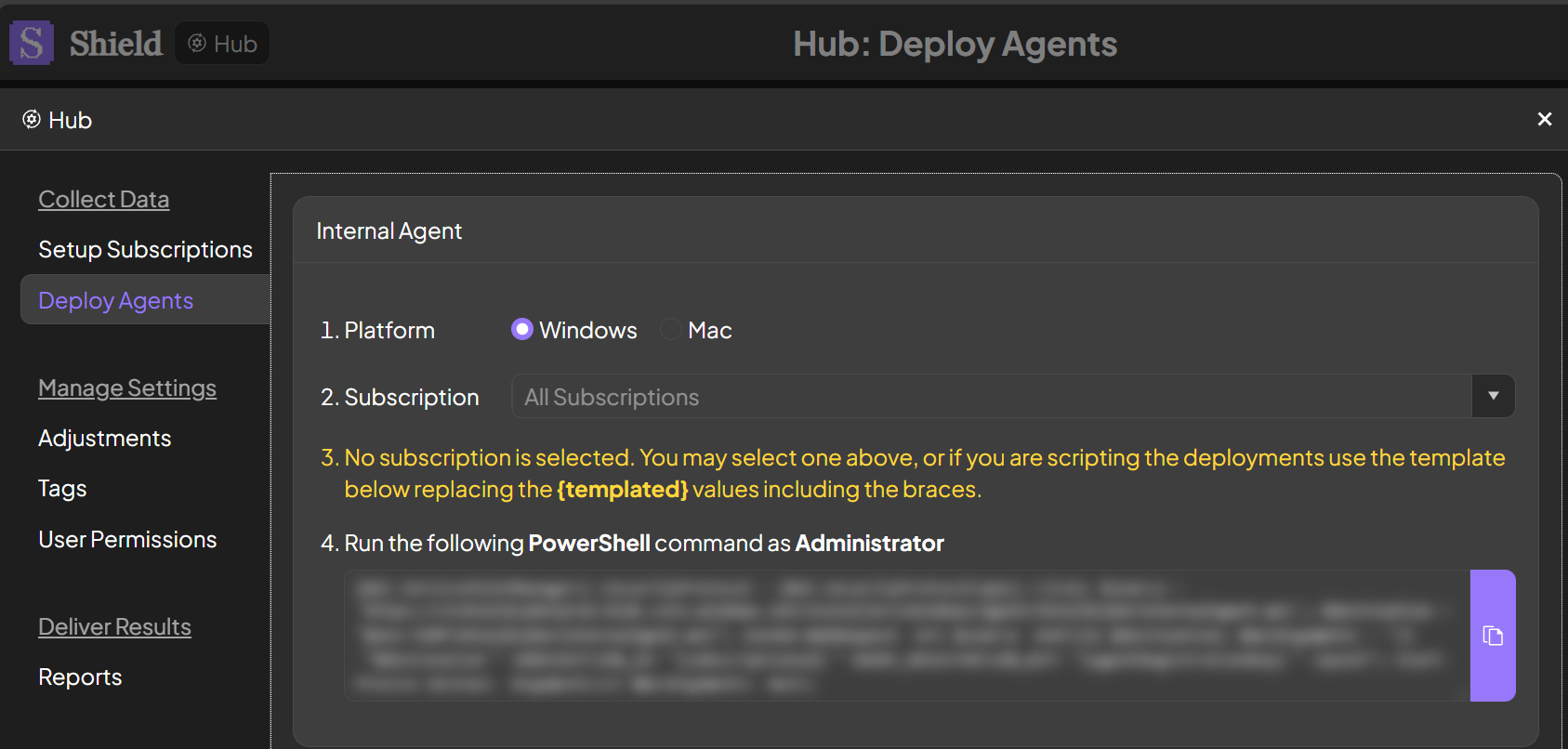 Deploy Agents Template