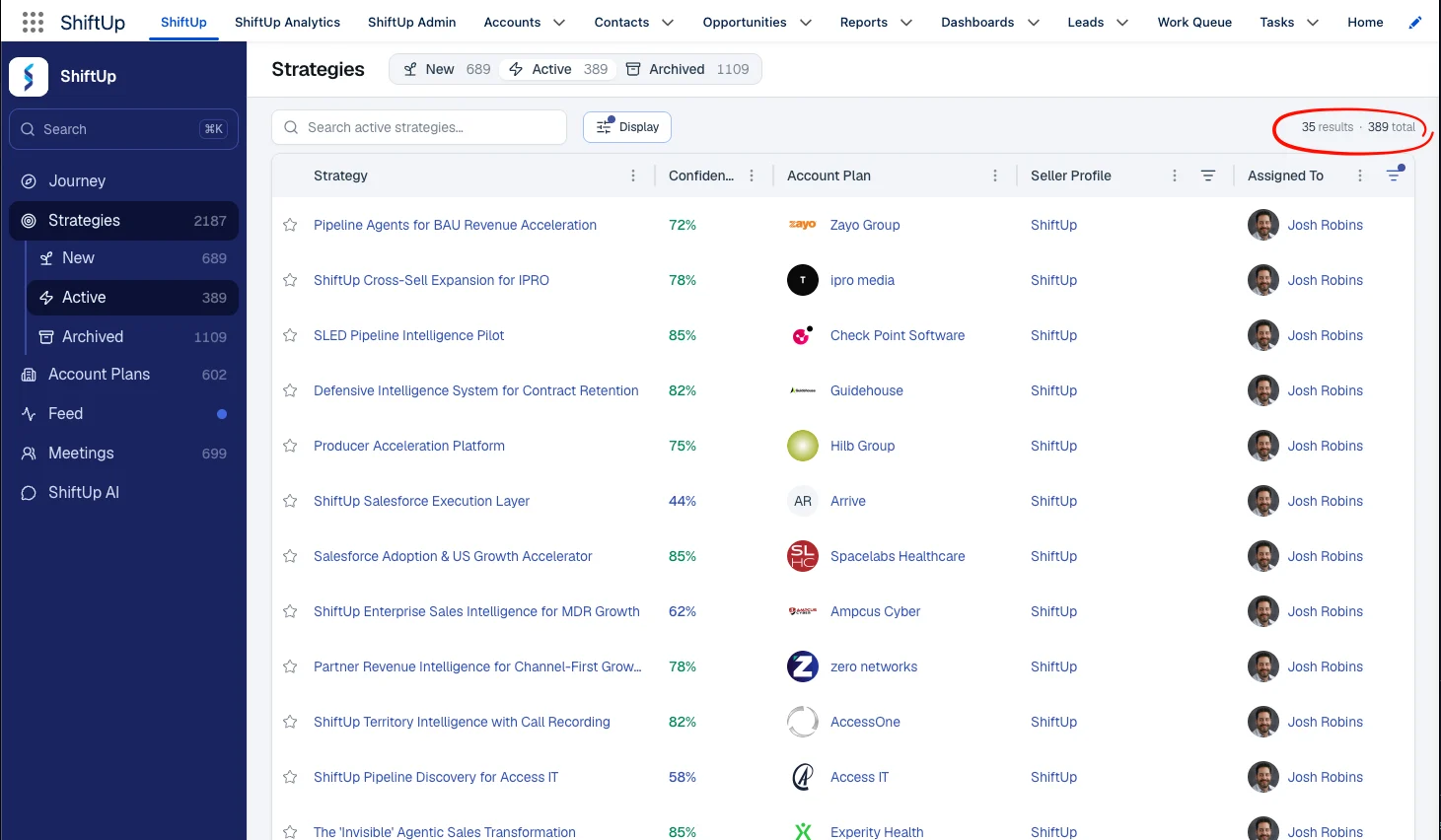 List View Totals