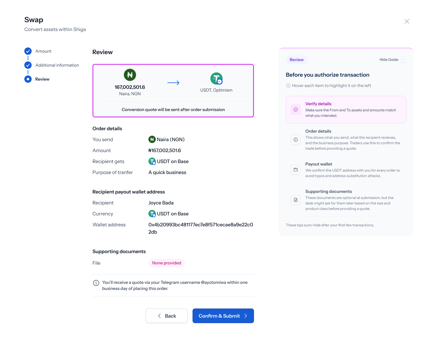Interactive guide hover