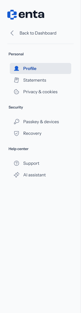 Settings — Individual