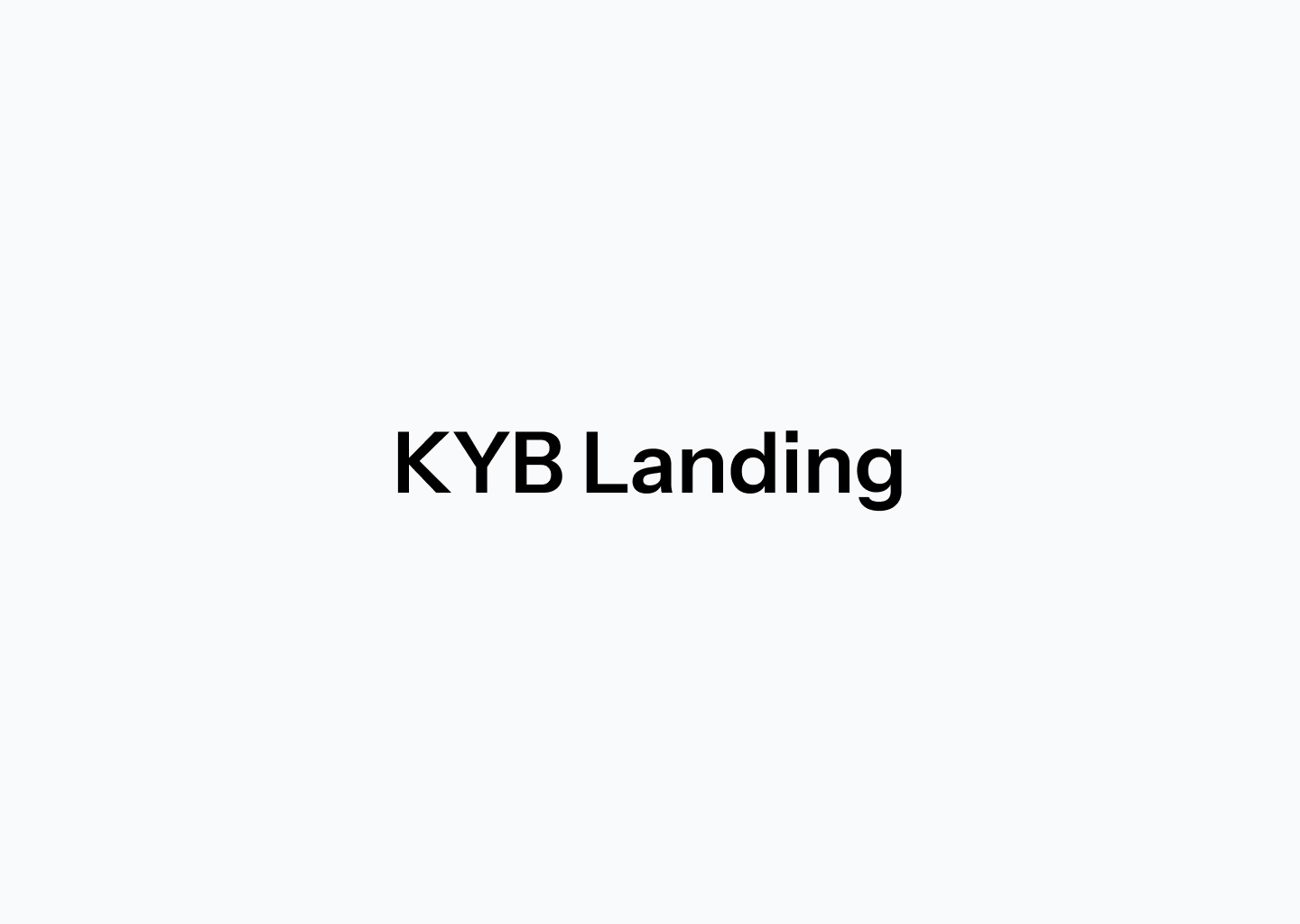 Wallet setup landing