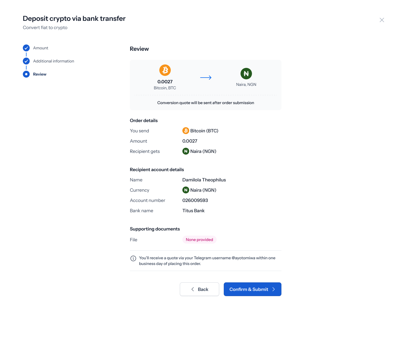 Review Buy Stablecoin with Local Currency