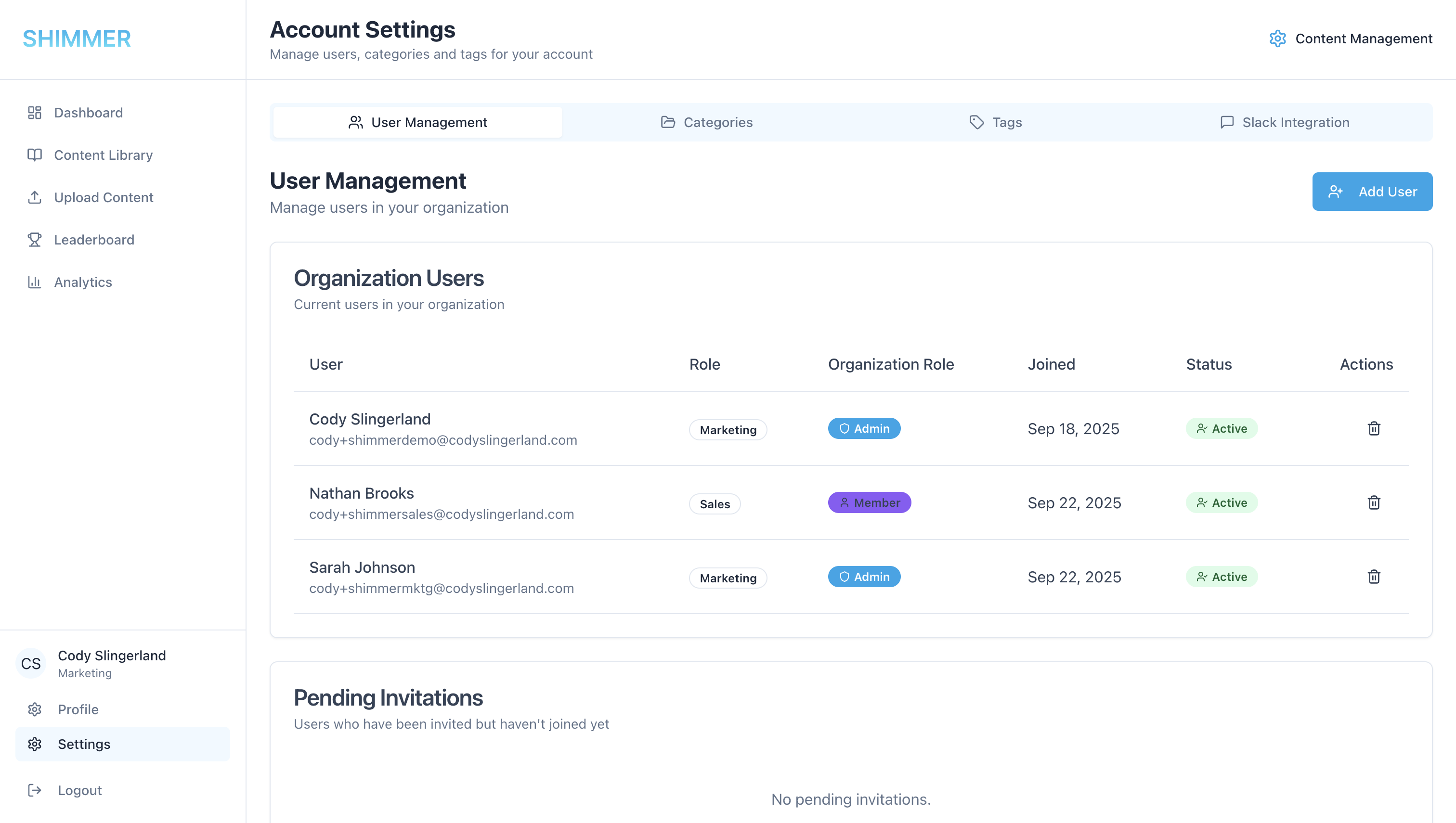 68d1ca404832c9d1e5ef4875 Shimmer Settings User Management Pn