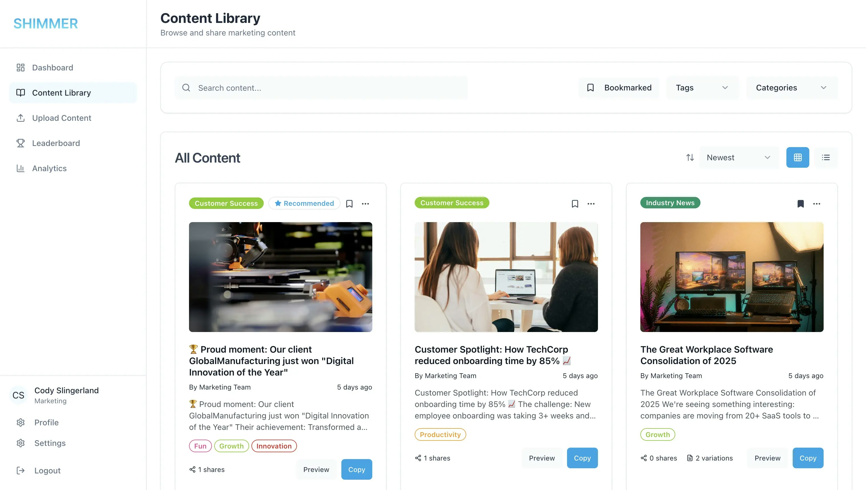 68d1cea7a073e06608a54c6c Shimmer Content Library Web