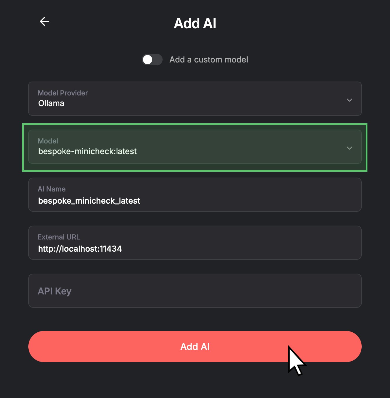 Install Ollama Model