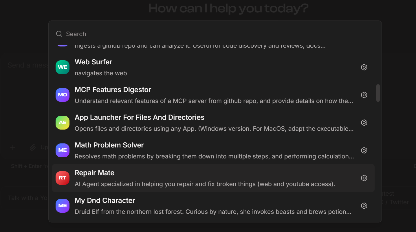 Agent Selector 2
