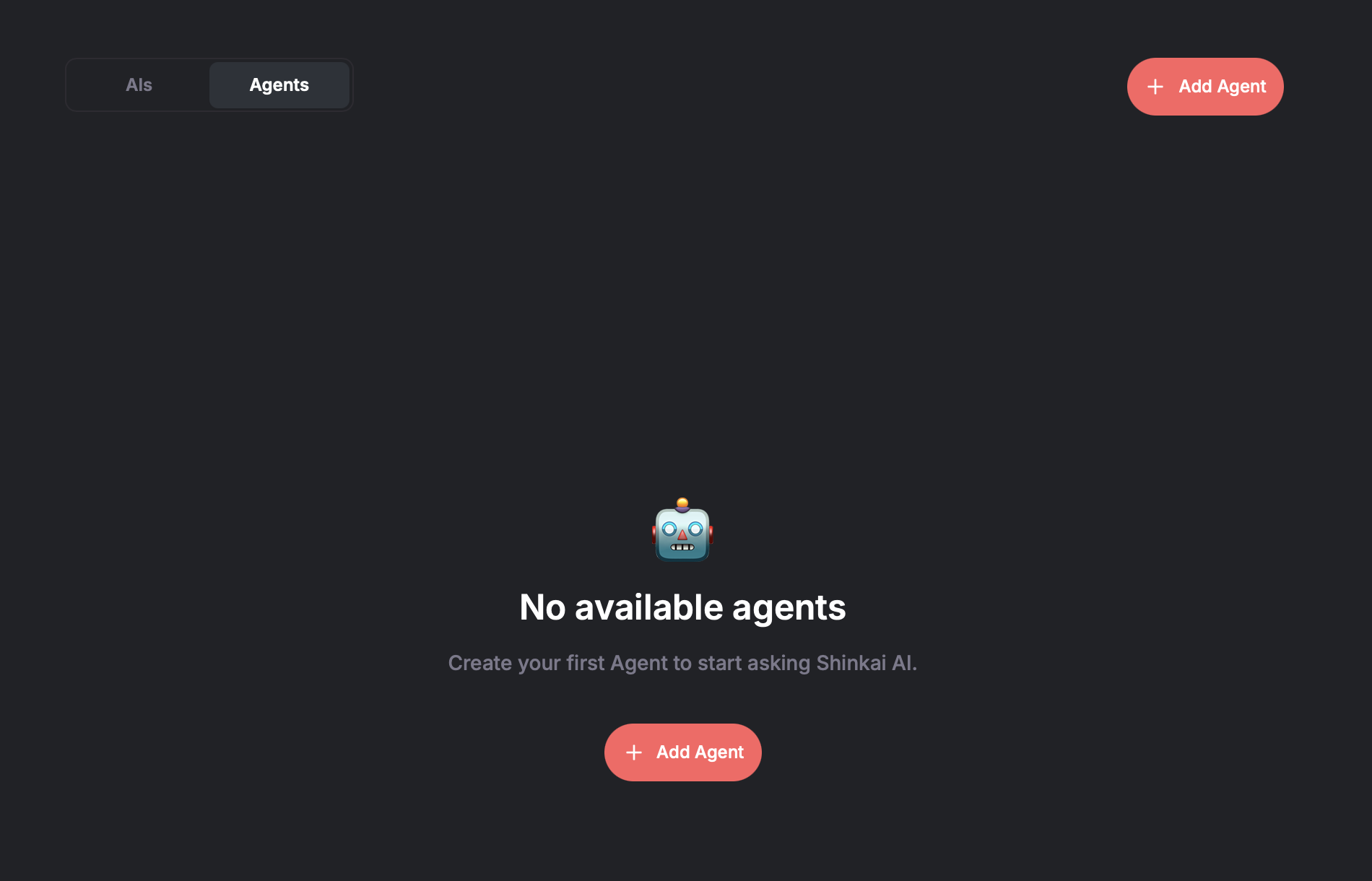 Agent Menu
