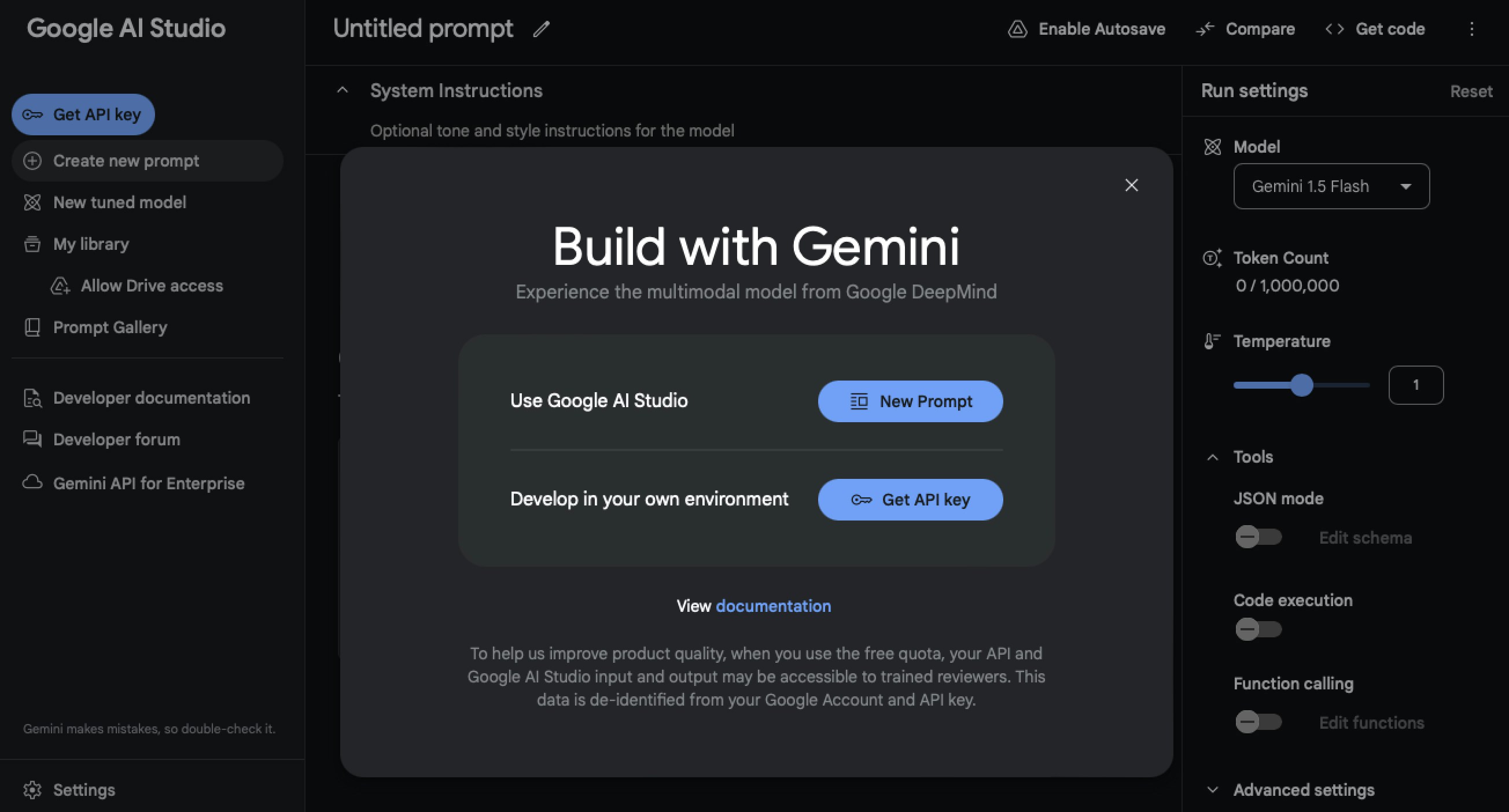 Generate API Key