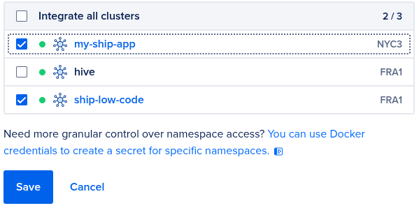 Registry Check Cluster