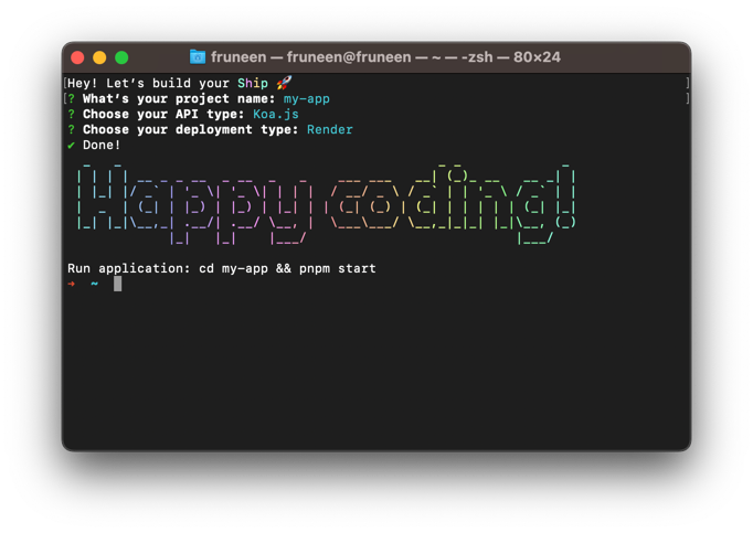Init project