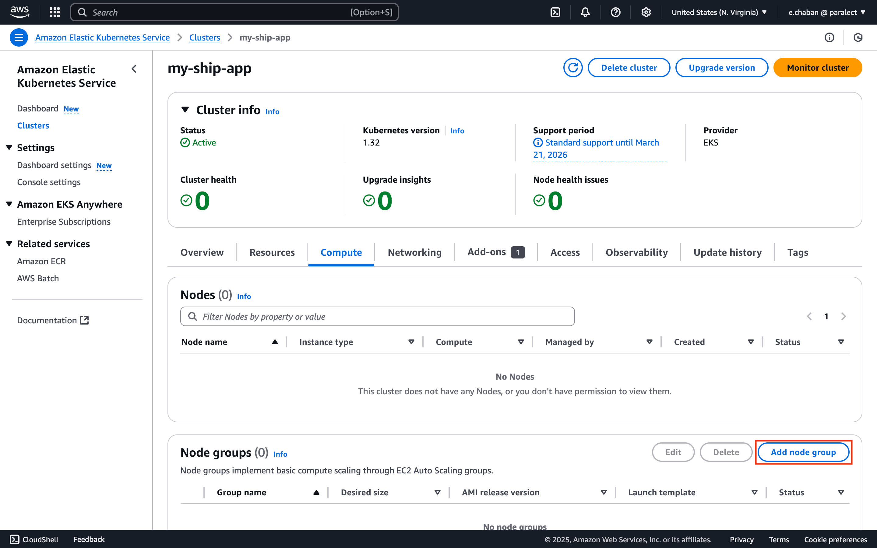 Add Node Group