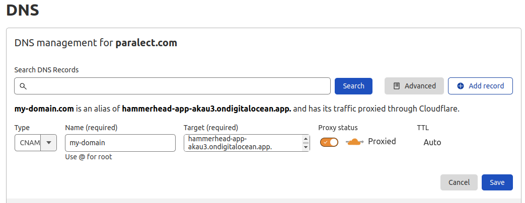 Cloudflare DNS