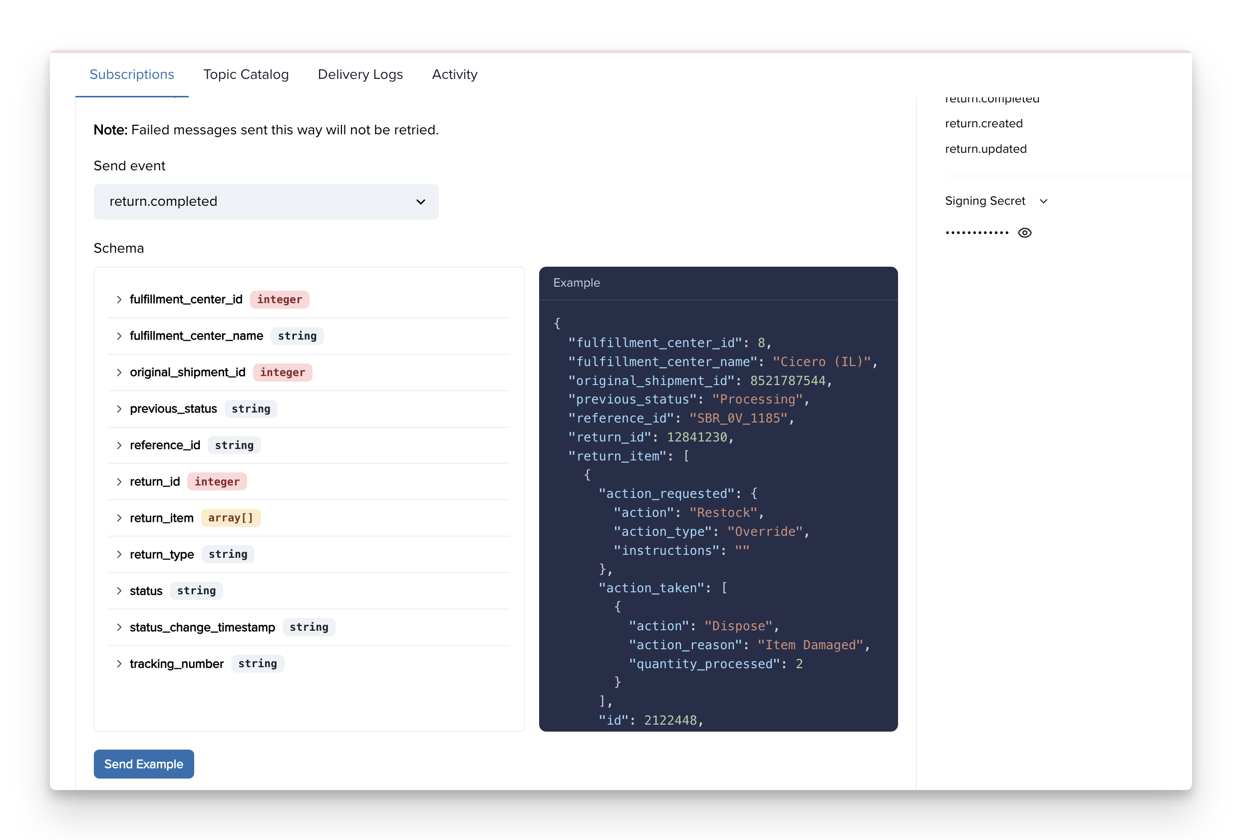 Webhooks payloads Webhooks payloads