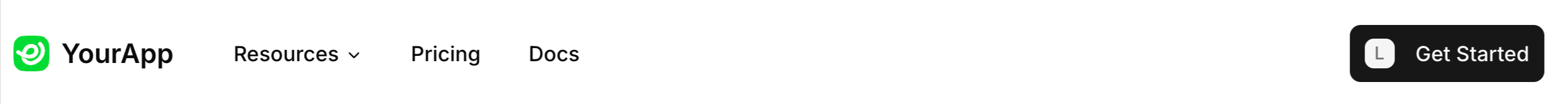 Header component preview