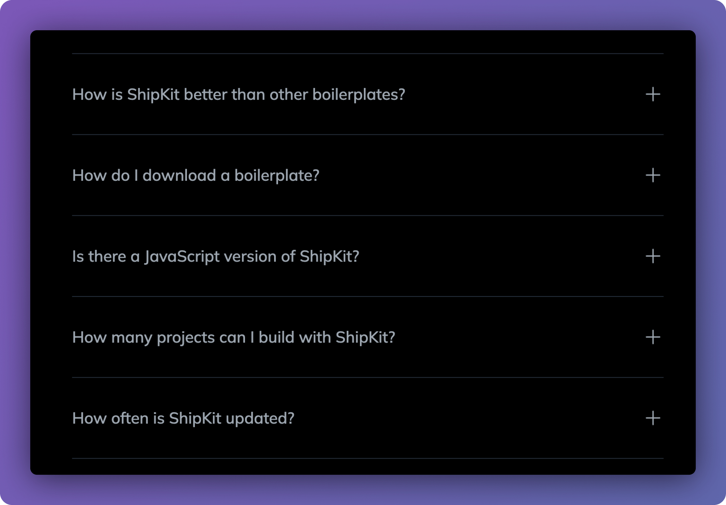 FAQs