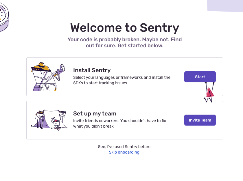 Sentry New Project