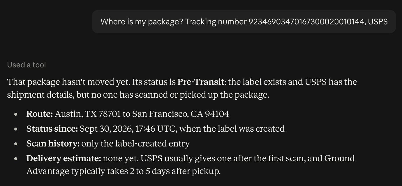 Track Packages