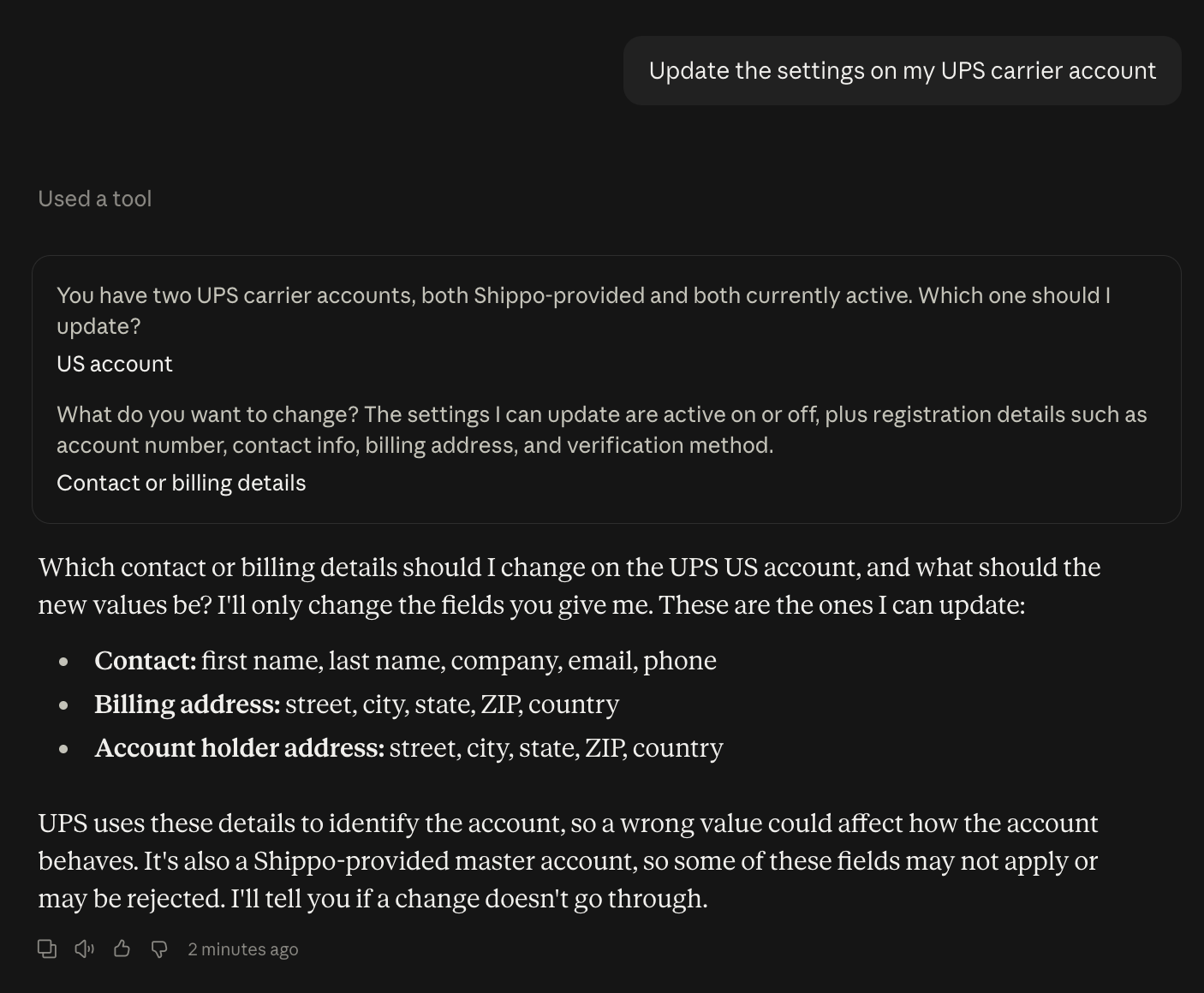 Manage Carriers 1