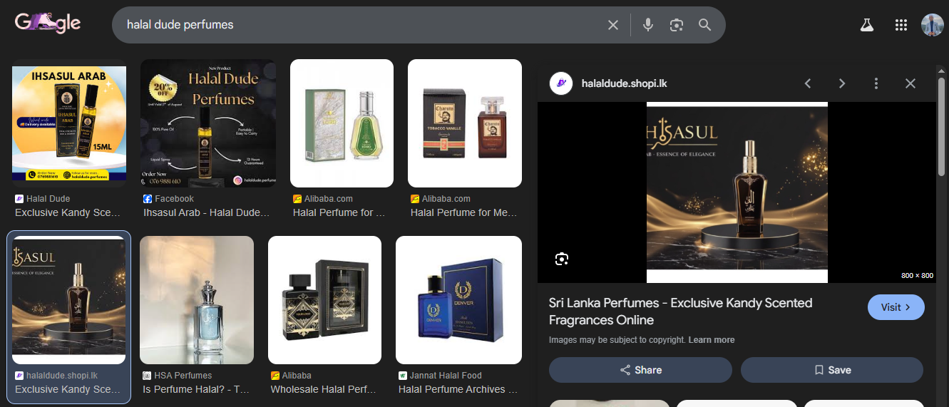 Google Shopping Product Listing Example