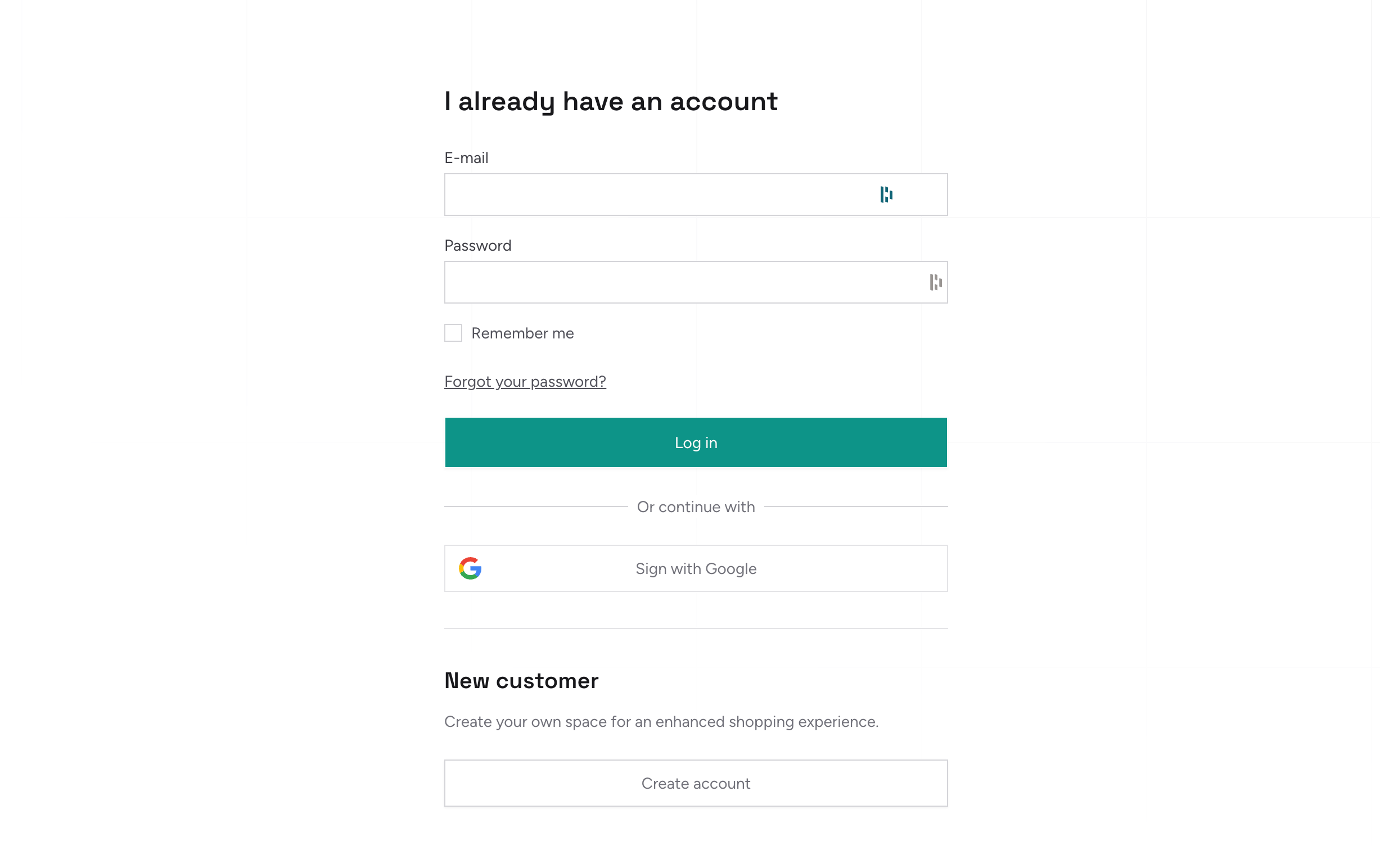 Customer Auth
