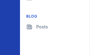 Blog sidebar
