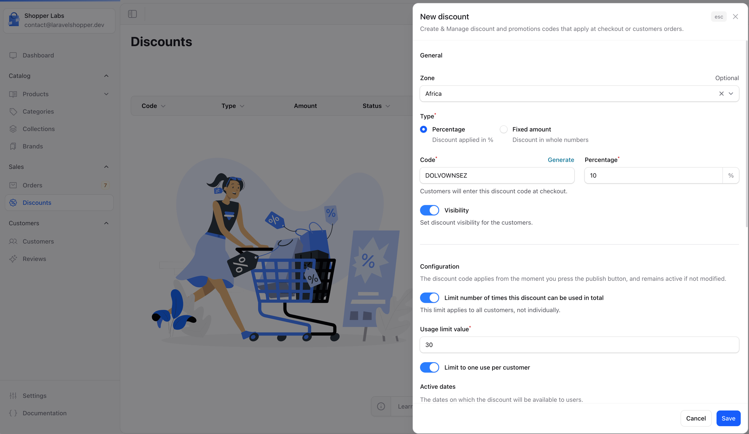 Create Discount