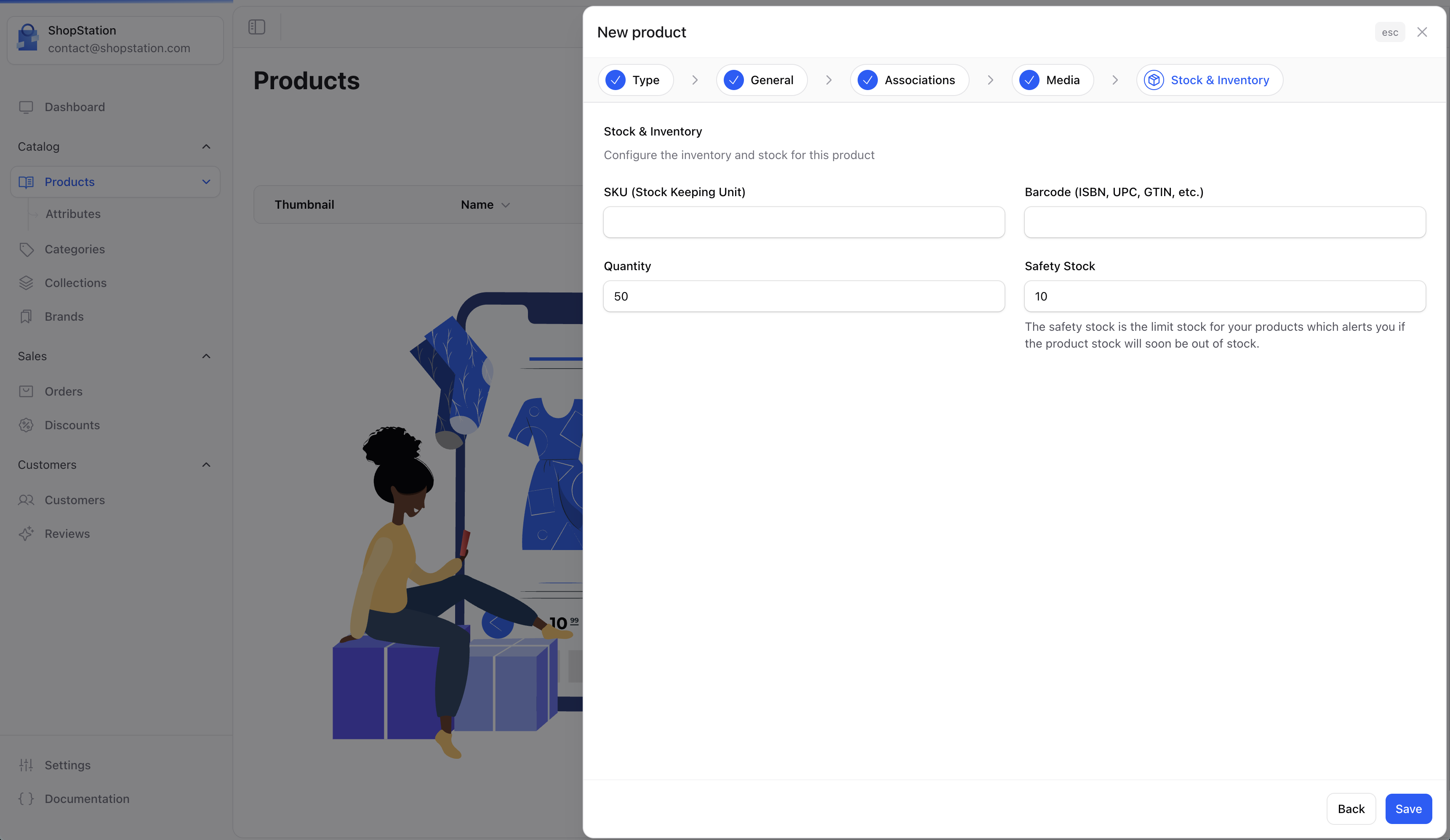 Product Stock & Inventory