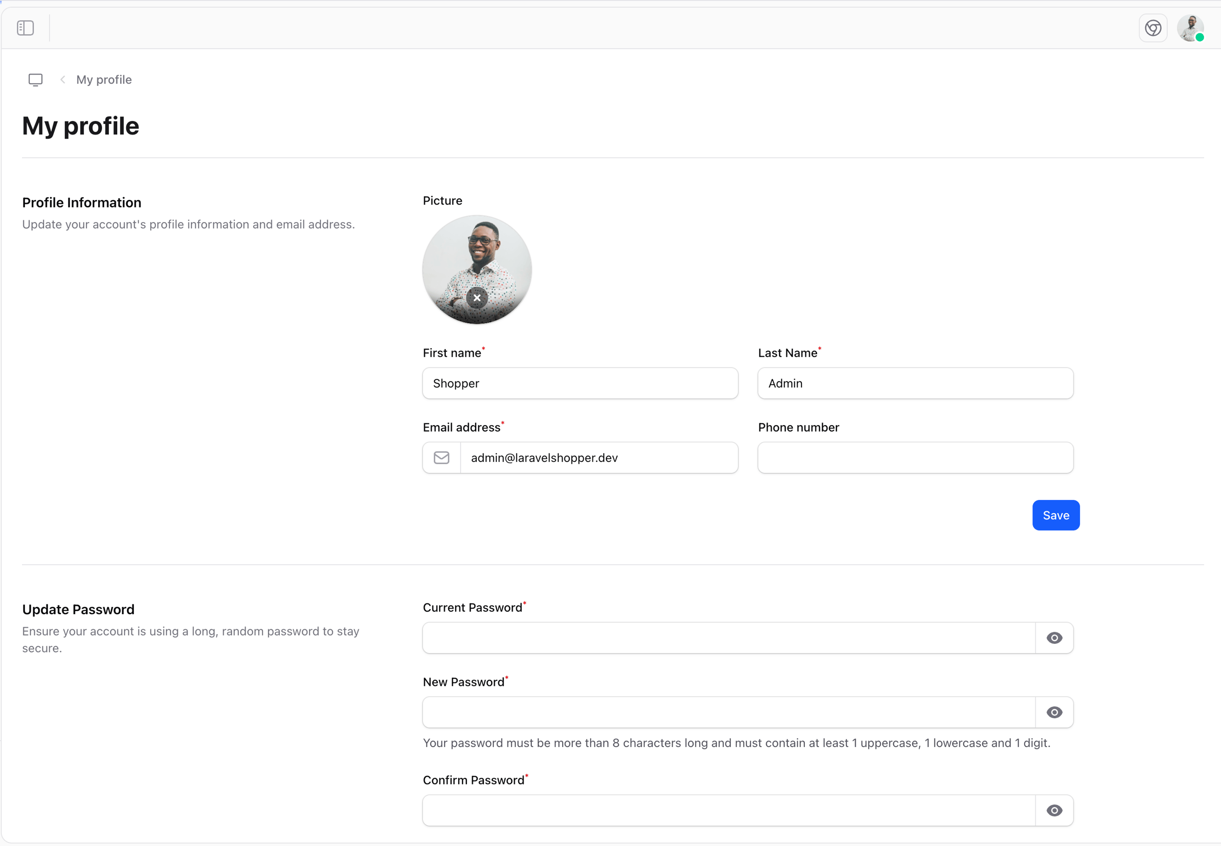 User Profile